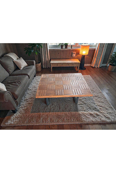 MİRRORSS Orta Sehpa Ceviz Renk Retro tasarım çay kahve sehpası salon ofis seh...