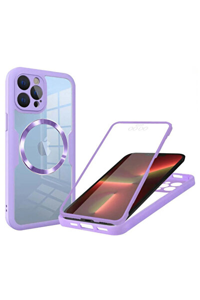 Techsuit Θήκη 360° για iPhone 13 Pro ColorVerse MagSafe, Μωβ