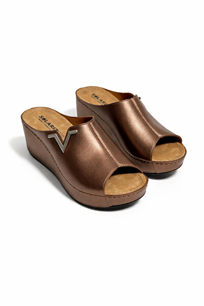 solariz Women's V-Buckle Anatomical Orthopedic Sole Padded Heel Comfort Mothe...