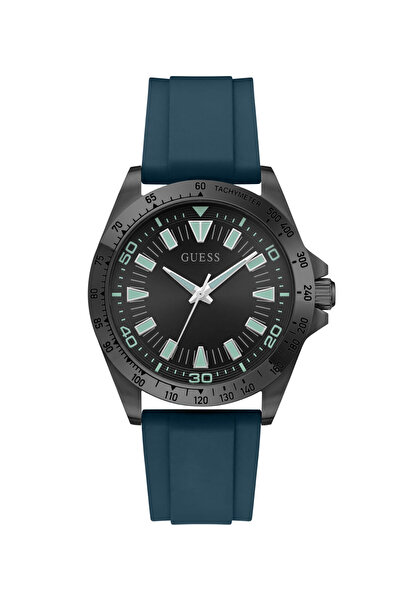 Guess Mens Black/Gunmetal/Grey Round Analog Watch