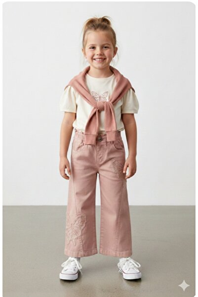 BEGONYA BEBECE KIDS Lycra Patterned Girls' Pants for Holidays and Seasons