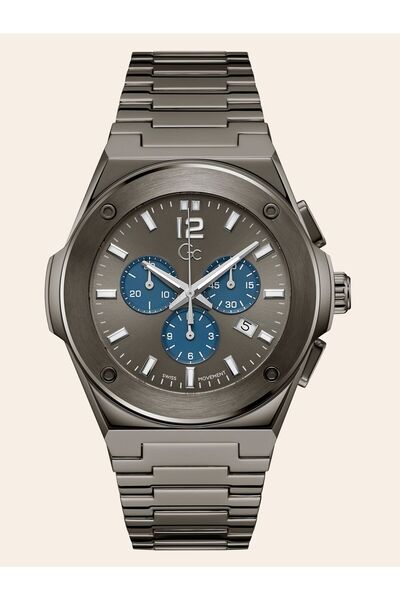 Guess GC steel chronograph watch