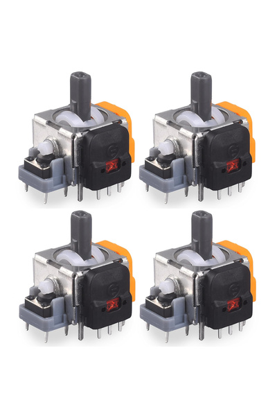 POPKONSOL 4 Adet PS4 Hall Effect Analog Motor PS4 Kol Joystick Tamiri Playsta...