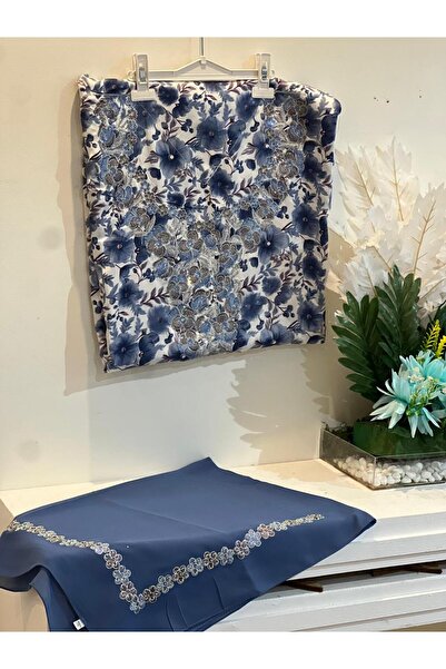 REHAM Emirati Silk embroidered fabric with sleeve and chest embroidery, along...