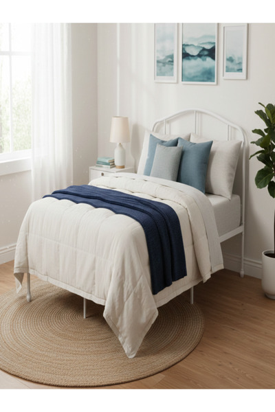 Bec4 Modern iron bed with a classic design - size 90*190 cm