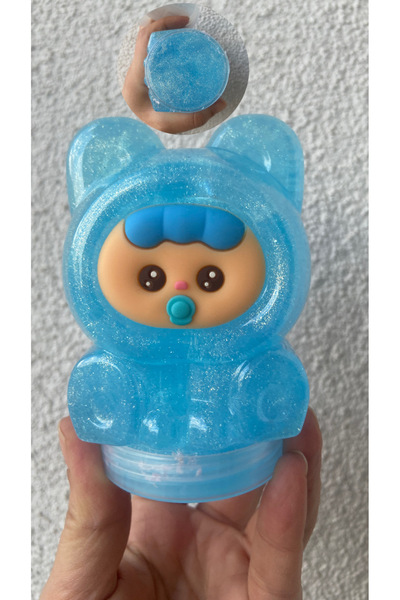 synshop بيبي ثري ميا سلايم لامع عالي الجودة غير لاصق لتخفيف التوتر وتنمية الم...