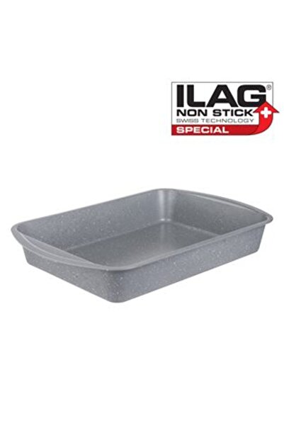 Ilag Non-Stick Metal Baking Tray Rectangular 45 x 30 x 7 cm