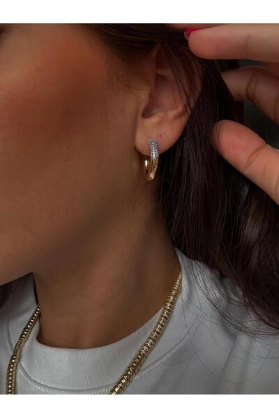 Junsui Solis Gold Steel Minimal Earrings – Non-Tarnishing, Water-Resistant, Everyday Women's Earrings