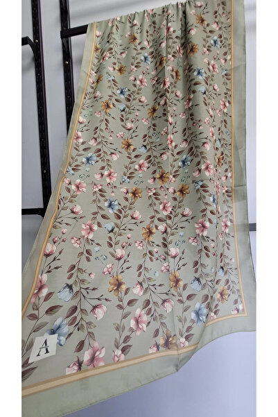 AMİNENESİL Lioren Soft Cotton Shawl Soft Green