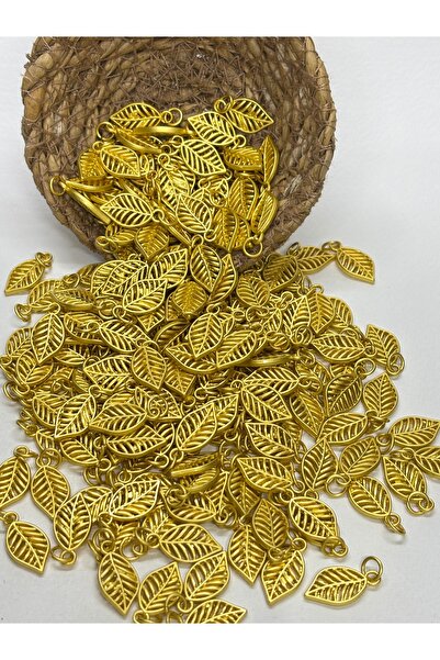 gemsartdeco Fengshui Gold Yaprak Figürü Kolye Ucu