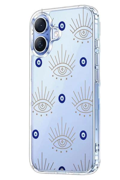 3GEN CASE İphone 17 Kılıf Desenli Lüx Şeffaf Silikon Kılıf