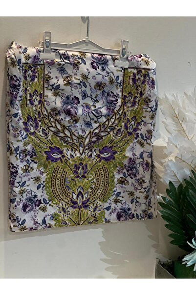 REHAM Emirati-style embroidered fabric for the chest and sleeves