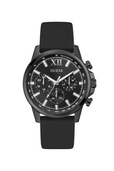 Guess Mens Black Multi-function Watch
