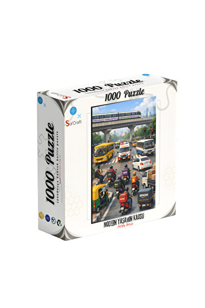 Soi Craft 1000 Piece Puzzle Modern Life's Chaos