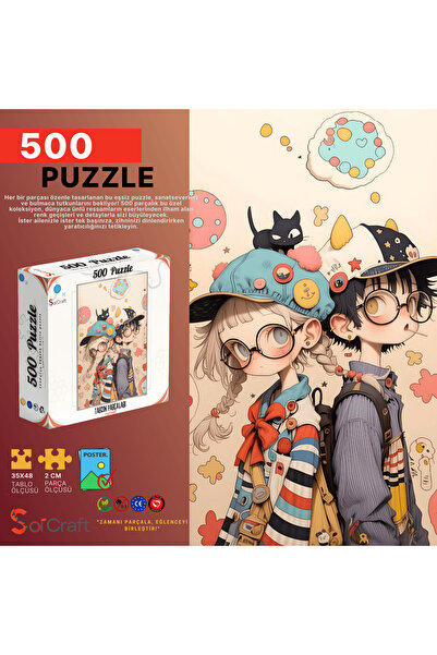 Soi Craft 500 Parça Puzzle Tarzın Parçaları