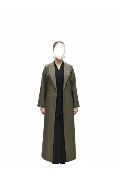 NO BRAND High-quality luxury blazer abaya
