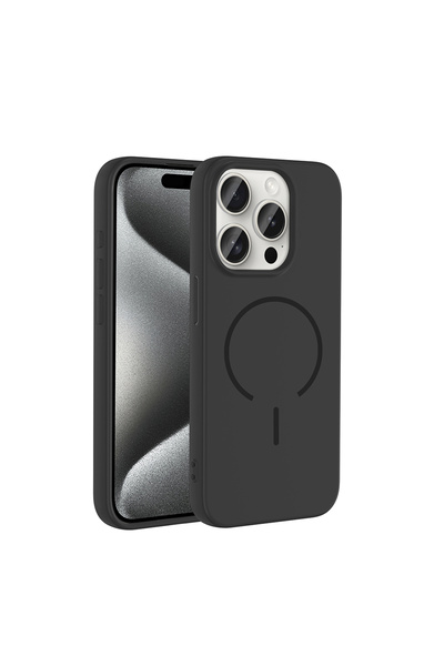 zore İphone 15 Magsafe Şarj Özellikli Kılıf TPU+PC Kapak