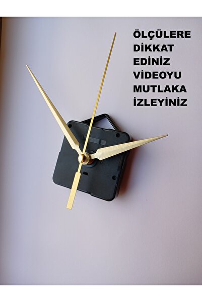 CNR SHOP Saat Mekanizması, 14 mm Şaft Boyu Saat Makinesi Sessiz Çalışır Akrep...