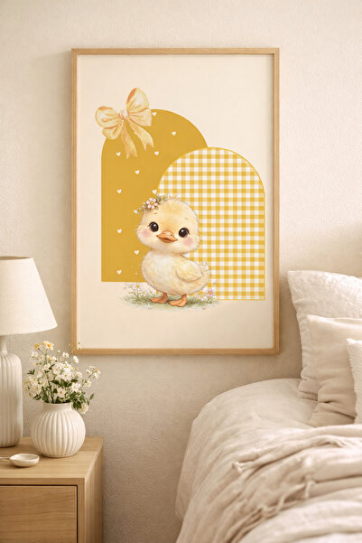 luxorpixels (Çerçevesiz) Sarı Civciv poster, Çocuk odası poster