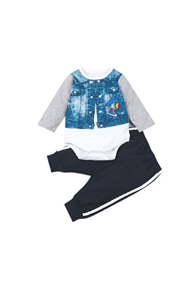 GENERAL طقم أطفال ولادي بتصميم عصري وانيق من 18 - 24 شهر