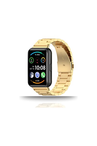 SilverCars Huawei Watch Fit 2 Uyumlu Klasik Paslanmaz Çelik Kordon – Şık ve D...