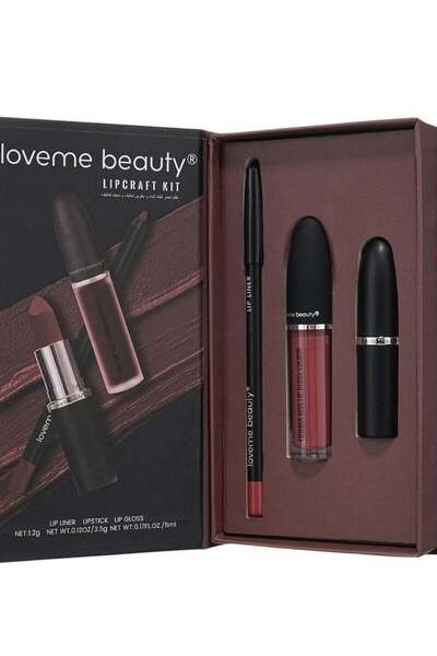Loveme مجموعة مكياج شفاه متكاملة من بيوتي