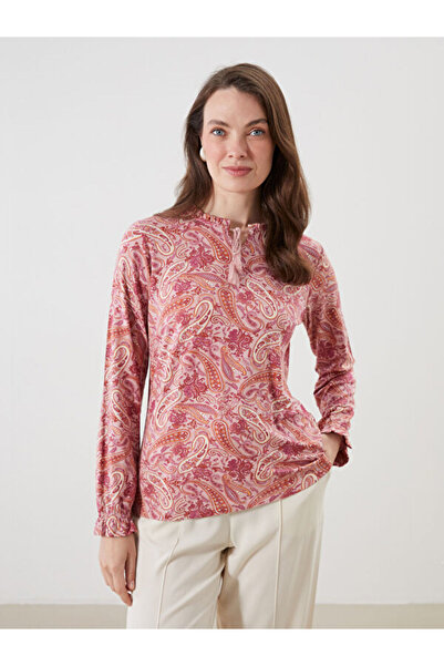 LC Waikiki منتجات فريزن ستور التي لا مثيل لها I بلوزة مطرزة عرقية بياقة روبا