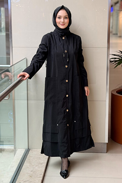 Ceremony Yakası Bağcıklı Önden Çıtçıtlı Safari Kap