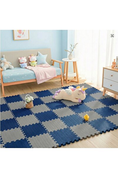 CARPAZAR 9 Parça Set 33x33 13mm Tatami 100x100 Kurulumlu Oyun Spor Halısı Min...