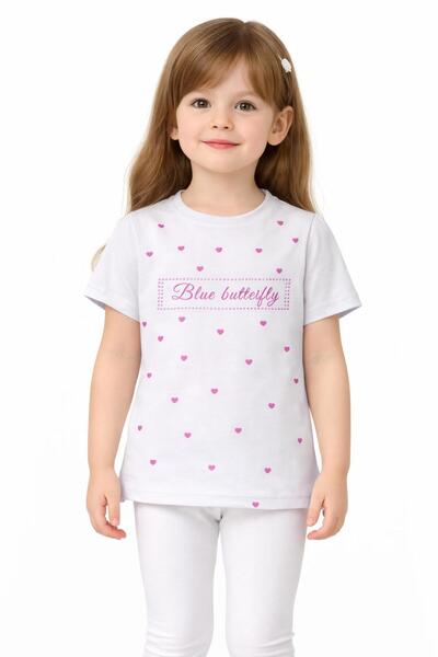 Yale Kids تي شيرت للفتيات من عمر 1-4 سنوات