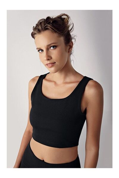 LC Waikiki ستايل شايلدرز - توب قصير بحزام سميك ورباطات رياضية C02 من UZG STORE