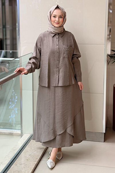 Ceremony Cebi Ve Eteği Lase İşlemeli Etekli Takım