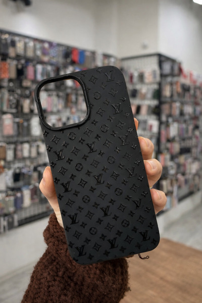 OVADA İphone 16 Pro Uyumlu Lv Tasarımlı Telefon Kılıfı