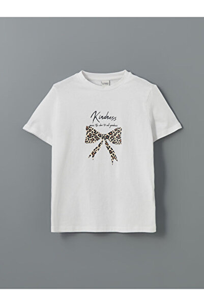 LC Waikiki منتجات فريزن ستور التي لا مثيل لها I تي شيرت بناتي مطبوع عليه فيرر...