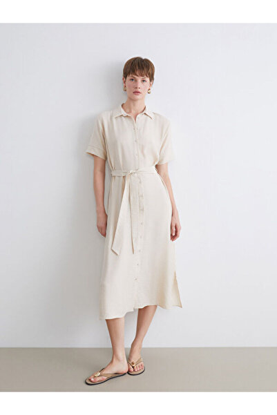 LC Waikiki Unique Products from Freezen Store I Belted Shirt Dress