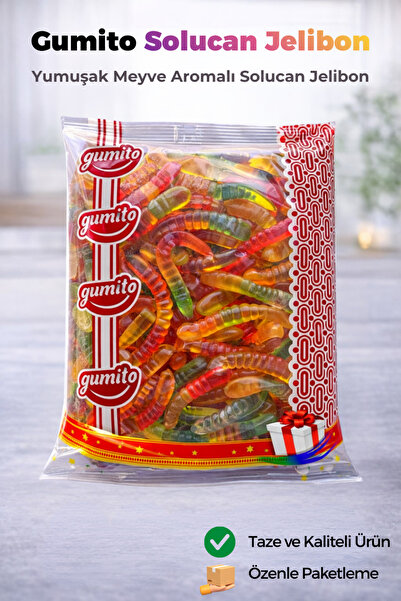 gumito Jelibon Yumuşak Meyve Aromalı Jelibon 1000 gr