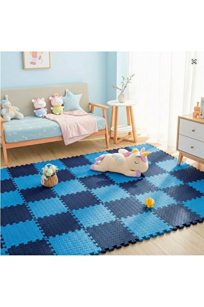 CARPAZAR 9 Parça Set 33x33 13mm Tatami 100x100 Kurulumlu Oyun Spor Halısı Min...
