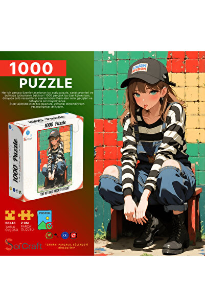 Soi Craft 1000 Parça Puzzle Yine Mi Yanlış Parçayı Koydun Anime