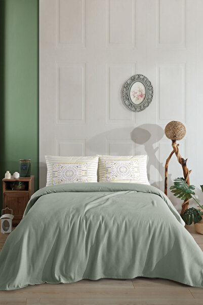 Elart Angel Pike Double 100% Cotton (200X220 cm) Green