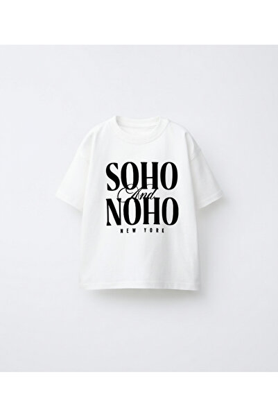 Let's Wear تيشيرت سوهو نوهو بياقة دائرية مصنوعة من القطن بنسبة 100% للأطفال م...