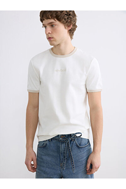 LC Waikiki I Standartfit Embroidered Zero Roba Collar Men's T-Shirt from Free...