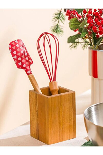 LC Waikiki Wooden Handle Serving Utensil Set of 2 (S6)