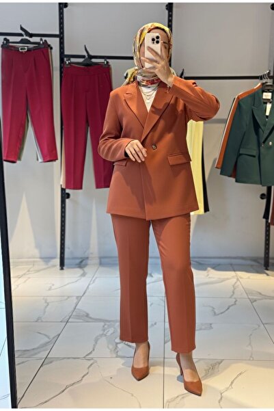 Zübeyde Sayın Women's Two-Piece Top and Bottom Fabric Set