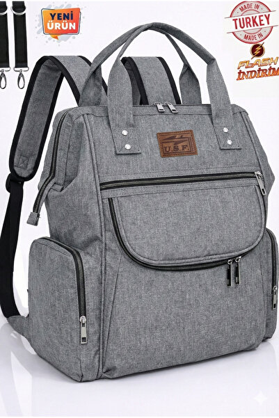 USF Anne Bebek Bakım El ve Sırt Çantası Organizatör Termal Biberon Gözlü, Su ...