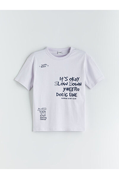 LC Waikiki RMZ GİYİM FARKIYA تي شيرت للأولاد بياقة روبا