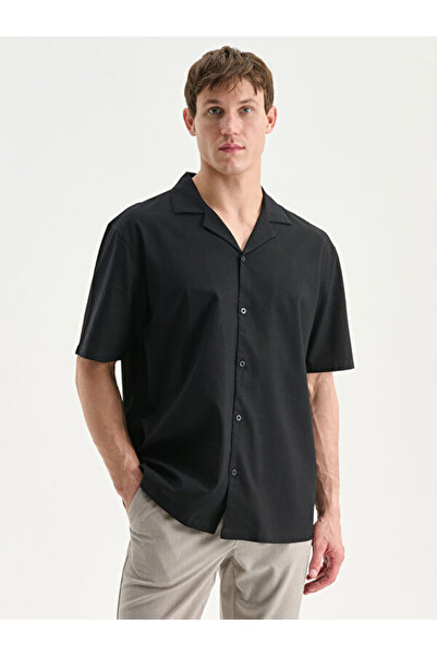 LC Waikiki Regular Fit Resort Collar Short Sleeve Men's Shirt
