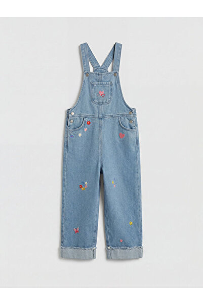 LC Waikiki UZG STORE'dan Stil Sahiplerine Kare Roba Yaka Nakışlı Kız Çocuk Je...