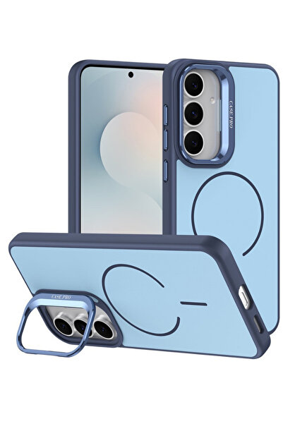 Rivor غطاء حماية متوافق مع هاتف Galaxy S24 FE مع حامل للكاميرا ويدعم MagSafe،...