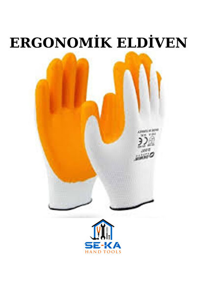 SEKA HAND TOOLS Nitrile Coated Non-Slip Work Gloves Protective Glove for Asse...