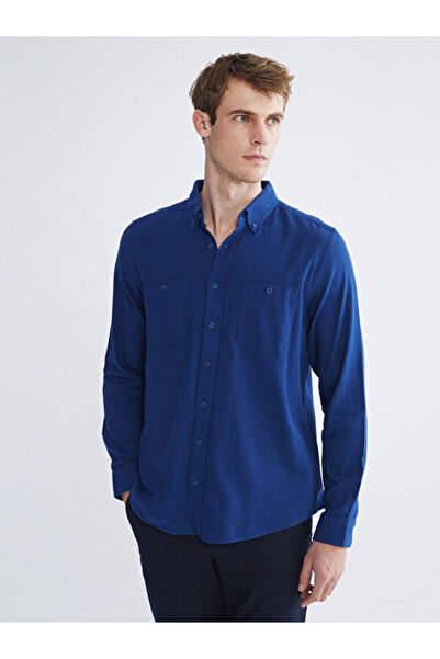 LC Waikiki Regular Fit Long Sleeve Gabardine Men's Shirt